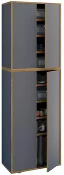 VCM Schuhkommode Salia XL, Holz, anthrazit, B60 (84665919-0)