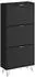 VICCO Helge Schuhschrank schwarz 60x128,5cm (54234)