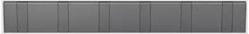 doporro Wandgarderobe mit 6 klappbaren Haken, Aluminium, grau (Wandgarderoben01)