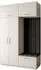 Masseno Rema Garderobenschrank 150x240x60cm, Kaschmir, 2 Türen (800001380236)