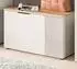 Inn.Furn Skid Garderobenbank 2-türig, Kaschmir/Eiche, 80cm (GE70150-05)