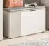 Inn.Furn Skid Garderobenbank 2-türig, Kaschmir/Eiche, 80cm (GE70150-05)