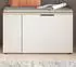 Inn.Furn Skid Garderobenbank 2-türig, Kaschmir/Eiche, 80cm (GE70150-05)