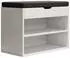 VICCO Titus Schuhbank mit Auflage, weiß, 60x45cm (40245)