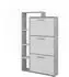 VICCO Orlando Schuhkipper 3 Klappfächer weiß/beton 80x128,3cm (58429)