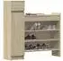 vidaXL Schuhschrank Sonoma Eiche 100,5x28x100cm Holzwerkstoff