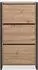 Finori Denver Schuhschrank 3 Klappen, Artisan Eiche/Anthrazit, 70x125x25cm