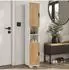 VCM Gados M schmaler Holz-Schuhschrank 178x30x33cm (922145)