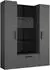 Masseno Modulo Garderobenschrank grau, 8 Fächer, 160,6x204x40cm (800001380518)