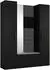 Masseno Modulo Garderobenschrank 8 Fächer, schwarz, 160,6x204x40cm