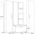 Masseno Modulo Garderobenschrank 8 Fächer, schwarz, 160,6x204x40cm