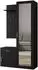 Masseno Vento Garderobe-Set schwarz, Holzwerkstoff, 100x180,5x35cm (800001379757)
