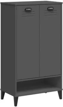 vidaXL Schuhschrank Viken anthrazit Holzwerkstoff (374925)