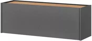 Furn.Design H&auml;ngeschrank grau / Eiche Wotan 100x35x30cm (I-AAACCi47)