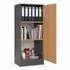 VCM Dilos Mehrzweckschrank 1 Drehtür, 3 Fächer, 114x52x32cm