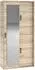 Masseno BENVENO Garderobenschrank Sonoma Eiche, 100x210x40cm, 6 Fächer (800001819226)