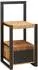 vidaXL Ankleidehaken mit Regal Massivholz Mango, 40x40x90cm (4015985)