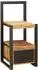 vidaXL Ankleidehaken mit Regal Massivholz Mango, 40x40x90cm (4015985)