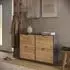 VICCO Gizmo Schuhkipper Goldkraft Eiche/Anthrazit 2x2 Fächer (59809)