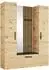 Masseno Modulo Garderobe-Set 160,6x204x40cm Eiche Artisan (800001380383)