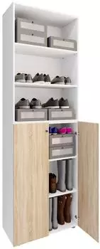 VCM Lona 6 XL Schuhschrank, Holz