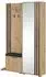 Masseno NELIANA Garderobe-Set Eiche Artisan 131x192x40cm (800001379917)