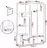 Mirjan24 Orion XXVI Garderoben-Set mit Polsterpaneel, Schrank, Sitzbank, 116x186x46cm (800001367126)