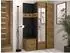 Mirjan24 Orion XXVI Garderoben-Set mit Spiegel, Schrank, Sitzbank 116x186x46cm (800001367071)