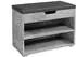 VICCO Rolfe Schuhbank mit Klappdeckel, betongrau, 60x45cm (24233)