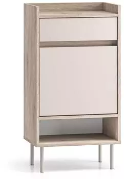 Feldmann-Wohnen Voco Schuhschrank Cashmere / Eiche Cremona Terrakotta, 50cm