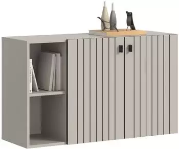 xonox.home Station Schuhschrank Kaschmir-Nachbildung, 106x63x37cm