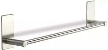 Sotech TALIDA Hakenleiste selbstklebend, Edelstahl, 435mm, mit S-Haken