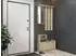 Top E Shop Vera Garderobe mit Spiegel und Schuhschrank, Sonoma Eiche