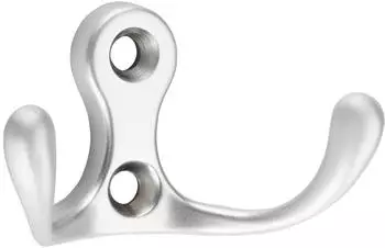 Sotech Mareen Garderobenhaken Doppelhaken, chrom matt, 29x51x23,5mm (BA 17mm)
