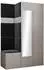 Mirjan24 Orion XXVI Garderoben-Set mit Polsterpaneel, Schrank, Sitzbank 116x186x46cm (800001367135)