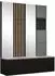 Masseno Modulo Garderobenschrank schwarz, 161,2x204x40cm (800001380243)