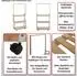 MCW Standgarderobe Q33 Bambus, Stange 3 Ablagen Rollen, 175x93x38cm (MCW-Q33)