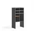 VICCO Hermia Schuhschrank 7 offene Fächer, anthrazit/Goldkraft Eiche, 53x99cm (62580)