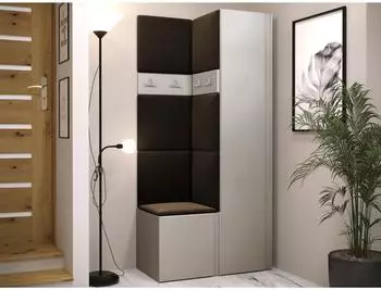 Mirjan24 Orion XXIV Garderoben-Set mit Kleiderschrank und Wandpaneel (800001366905)