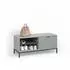 Livinity Aterno Schuhschrank mit Klapptür, grau, Holzwerkstoff, 100x45x40cm (58871)