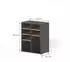 VICCO Lysander Schuhschrank anthrazit/Goldkraft Eiche, 53x65,5cm (62574)