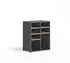 VICCO Lysander Schuhschrank anthrazit/Goldkraft Eiche, 53x65,5cm (62574)