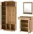 Furn.Design Garderoben-Set Design-D Evoke Eiche, 4-teilig, 200x200cm (800001444063)