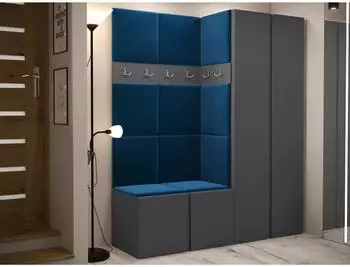 Mirjan24 Orion III Garderoben-Set mit Kleiderschrank und Wandpanelen (800001367475)