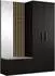 Masseno Modulo Garderobenschrank 8 Fächer, schwarz, 160,6x204x40cm (800001380498)