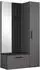 Masseno Modulo Garderobenschrank grau, 5 Fächer, 120,6x204x40cm (800001380188)