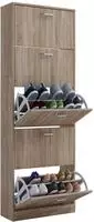 Holz Regal Schuhschrank Schuhkipper Serie Sipos XL