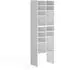 VICCO Lysander Schuhschrank-Set, weiß, 53x99x32,1cm, 2-teilig (62679)
