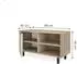 VICCO Puerto Schuhschrank Eiche/Cashmere, 86x48cm (62743)