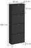 VICCO Helge Schuhschrank 4 Fächer, schwarz, 60x166,7cm (54236)